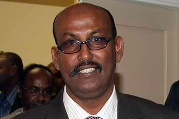 Somali Minister of Diaspora Affaires, Hon Abdullahi Ahmed Abdulle Azhari - ministerazhari130409