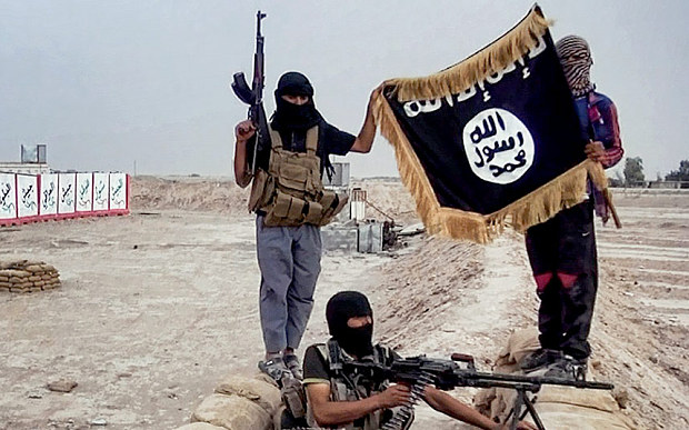 Isil fighters  Photo: AFP