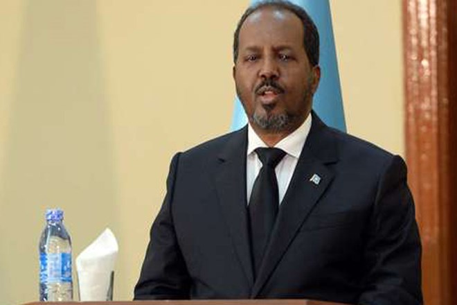 Somali President Hassan Sheikh Mohamoud.