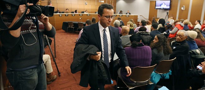 Dr. Sergio Paez walked away after the Minneapolis School Board members voted to terminate contracts talks with him to be the next Minneapolis Public Schools superintendent Tuesday January 12, 2016 in Minneapolis, MN.