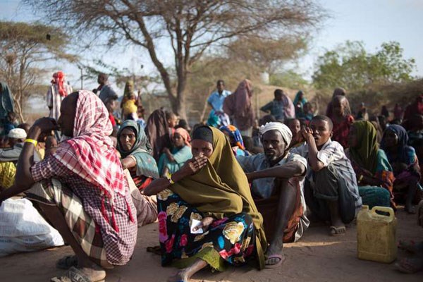 Somali refugees at the Dagahaley Refugee Camp in Kenya. The President said the repatriation has started and called on the global community to work with Kenya to ensure its succeeds. PHOTO | AFP