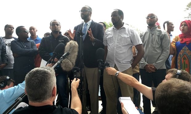 The large Somali American community of St Cloud confronted longstanding tensions as an unconfirmed report named man responsible for stabbing nine people