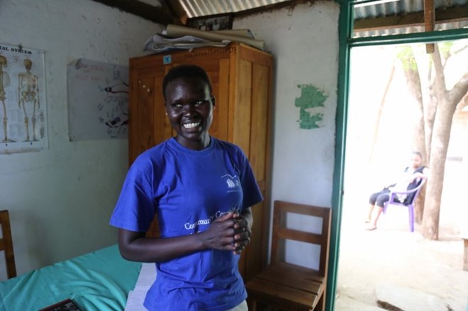 Monica, a South Sudanese refugee, runs the psychosocial programme that target the most vulnerable, who face the greatest challenges, their conditions having been aggravated by displacement and the living conditions in the campElsa Buchanan for IBTimes UK