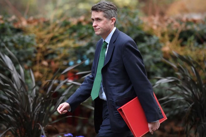 Education Secretary Gavin Williamson arrives at Downing Street for a cabinet meeting. (Justin Tallis/AFP/Getty Images)