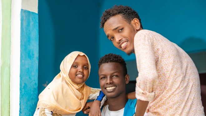 Muwado says she wants to become a doctor when she grows up [Ali Adan Abdi/Al Jazeera]
