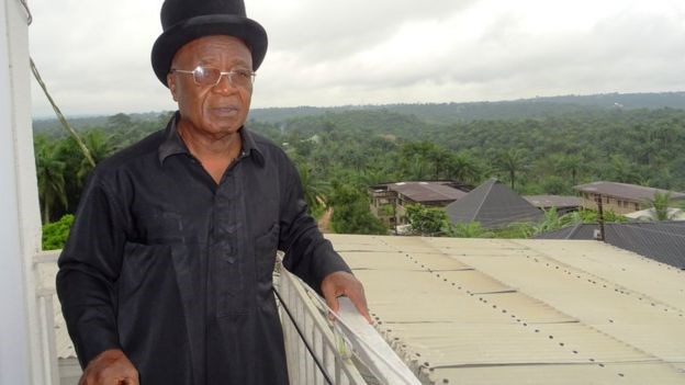Adaobi's father, Chukwuma Hope Nwaubani, lives on land that was owned by Nwaubani Ogogo. ADAOBI TRICIA NWAUBANI