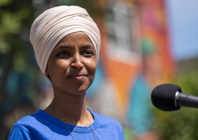 Congresswoman Ilhan Omar has received hundreds of death threats since being elected to office (AFP/File photo)