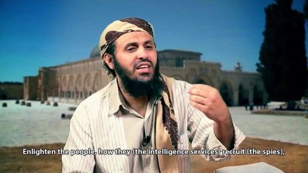 AQAP's late leader Qasim al-Raymi had warned against spies in a long-running video series.AQAP PROPAGANDA