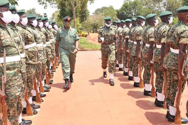 CDF Gen Muhoozi inspects troops ahead of deployment (PHOTO/Courtesy)