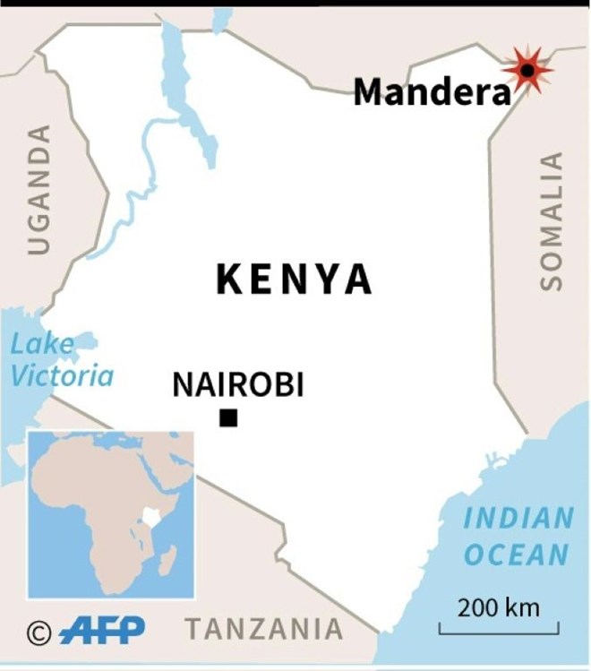 The incident took place at the frontier between the Somali town Bulo Hawo and Kenya's Mandera, close to where the border meets Ethiopia to the north