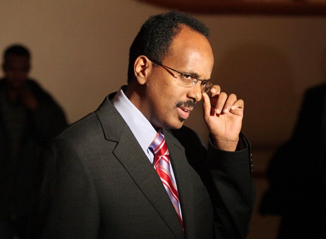 Mohamed A. Mohamed, who owns a house on Grand Island and is now president of Somalia, says he is committed to a free election in that country. Robert Kirkham/ News file photo