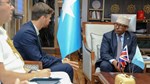 Somali Defense Minister, new UK Ambassador discuss security cooperation in Mogadishu