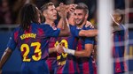 Barca moves second after easy win but Atletico drops more points in La Liga