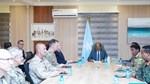 Somali President meets new U.S. AFRICOM commander in Mogadishu