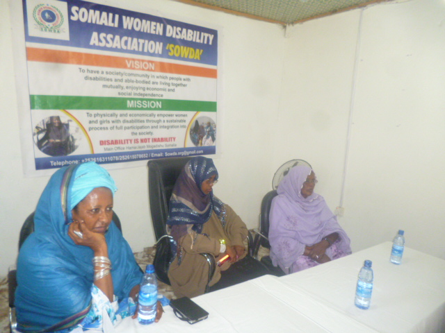 Ururka Haweenka Naafada ah oo Muqdisho lagu dhisay (SAWIRRO)