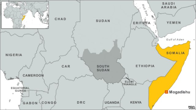 Map of Somalia