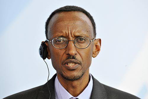 President of Rwanda Paul Kagame