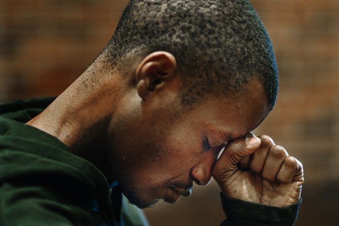 Kaludji Ruteye, a native of war-torn Congo, resettled in Minnesota after spending four years in a refugee camp in Zimbabwe. “Right now, I am living my dream,” he says, despite missing his wife and daughter, 2, who remain behind for now.