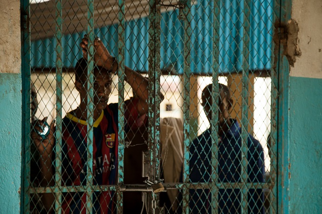 The male section of the  mental health ward  previously used chains to restrain patients for long periods of time, but is currently chain-free. [Zoe Flood/Al Jazeera]