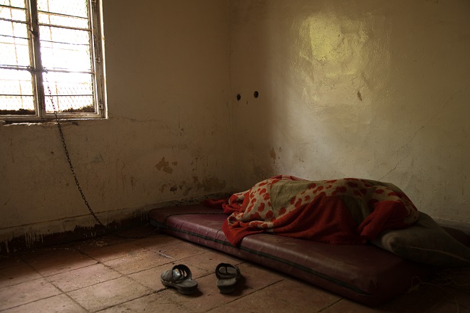 Human Rights Watch found that most people with psychosocial disabilities have been placed in institutions against their will. [Zoe Flood/Al Jazeera]