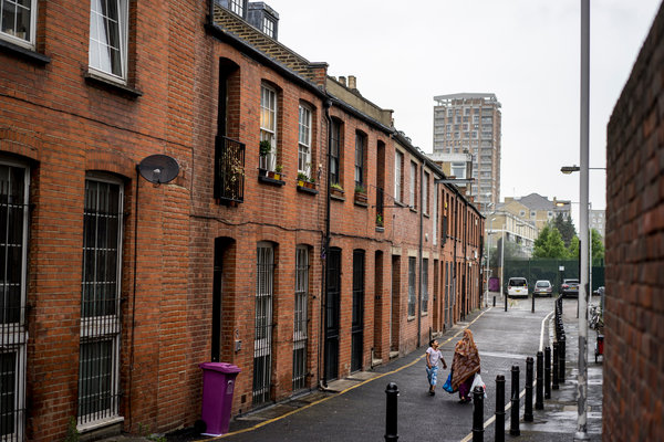 A street in Bethnal Green, home to a deeply conservative Muslim community.