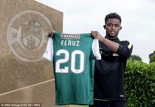 Scotlander Under 21 striker Islam Feruz is currently on loan at Hibernian from Chelsea
