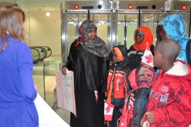 The interpreter immediately broke the ice with the new arrivals by speaking their language.