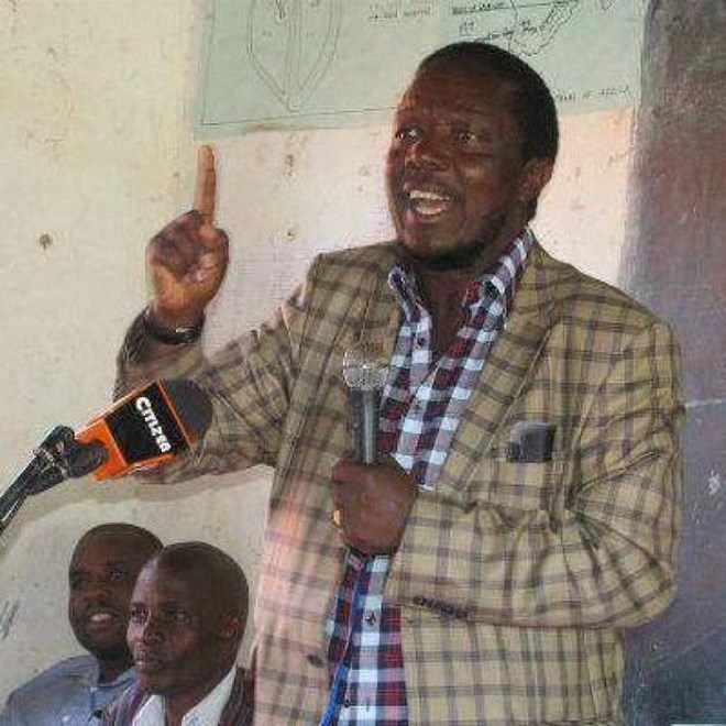 Kitutu Masaba MP Timothy Bosire in a past function. He has lost his security guards moments after dishonoring President Uhuru Kenyatta’s directive of honouring soldiers who died in Somalia.[AMakori/Hivisasa.com]