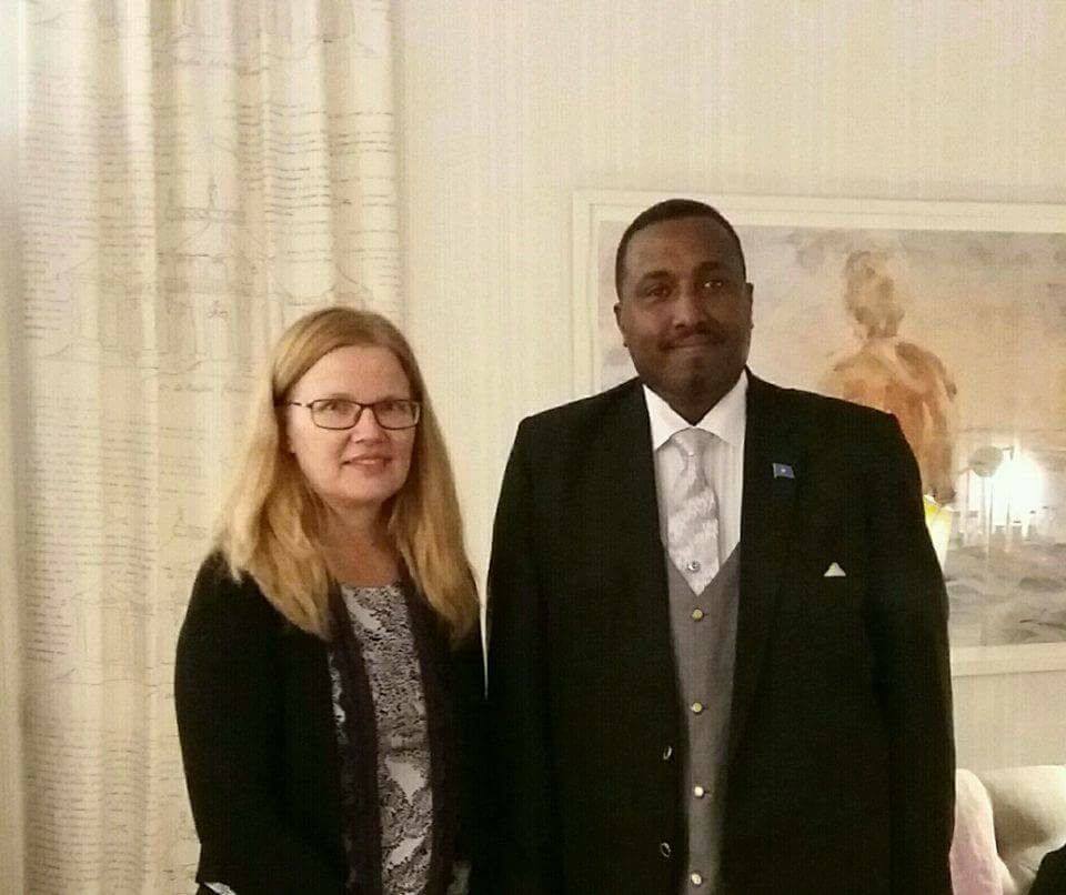 Safiirka Soomaaliya ay u soo magacawday Sweden- Danjire Cawaale Cali Kullane