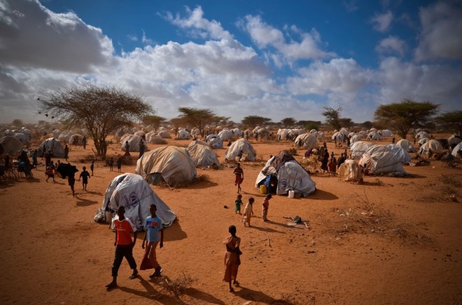 Temporary homes are pouring into the overflow area of the Ifo Extension camp in Dadaab, Kenya. Photo: UN OCHA