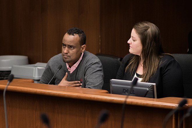 Natalie and Haji testify to the Minnesota Senate’s legislative working group on disparities and opportunities.
Galen Fletcher