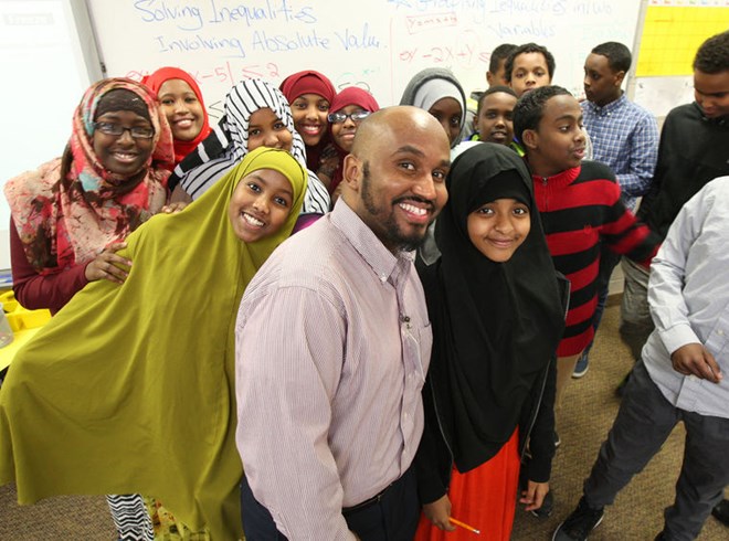 STEM Academy teacher Deq Ahmed is hoping to take a class of 8th graders to Washington DC