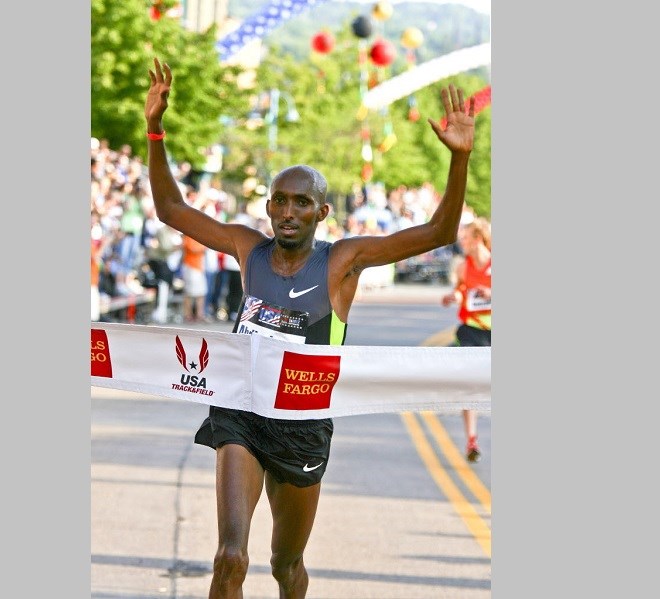 Abdi Abdirahman did not run a competitive race until he was a student at Pima Community College. ( Clint Austin / Duluth News Tribune 2012)