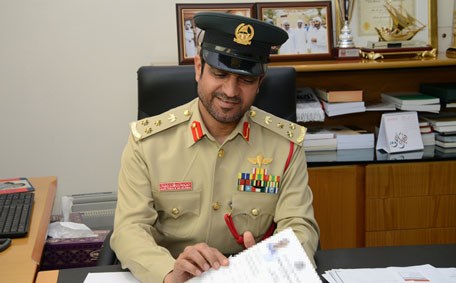 Brigadier Saeed Hamad Mohammed bin Sulaiman, Director of Rashidya Police Station
