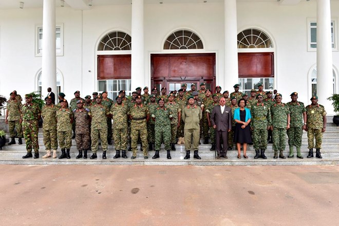 The UPDF High Command which met on April 22 at State House Entebbe