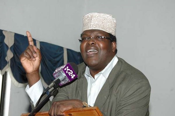 The comments – made by Miguna Miguna, a former aide to opposition leader Raila Odinga who plans to run for governor of Nairobi next year – were directed at a fellow guest Esther Pasaris, who is also eyeing the same seat.