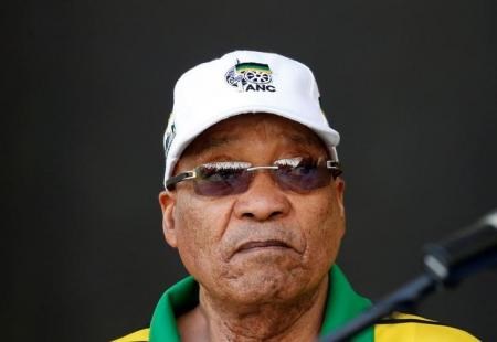 South Africa"s President Jacob Zuma waits to address a rally of the ruling African National Congress (ANC) in Port Elizabeth, South Africa April 16, 2016.