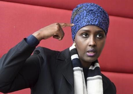Somali Fadumo Dayib, who is living in Finland, pictured during an interview in Helsinki, Finland