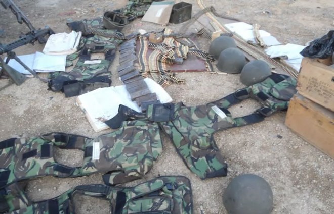 The militants also displayed several weapons and a police land cruiser they had stolen from the police post.