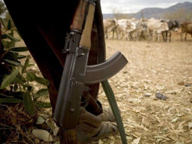 "The area remained tense for the better part of the day as police drove the Somali herders away." /COURTESY