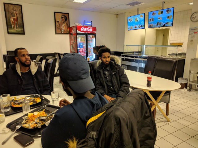 The restaurant is a popular gathering place for Somalis in Malmö. Photo: Richard Orange