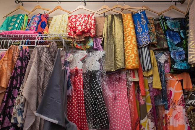 Women's clothing is on display and for sale at Brothers Restaurant and Grocery. Photo by Jackson Forderer