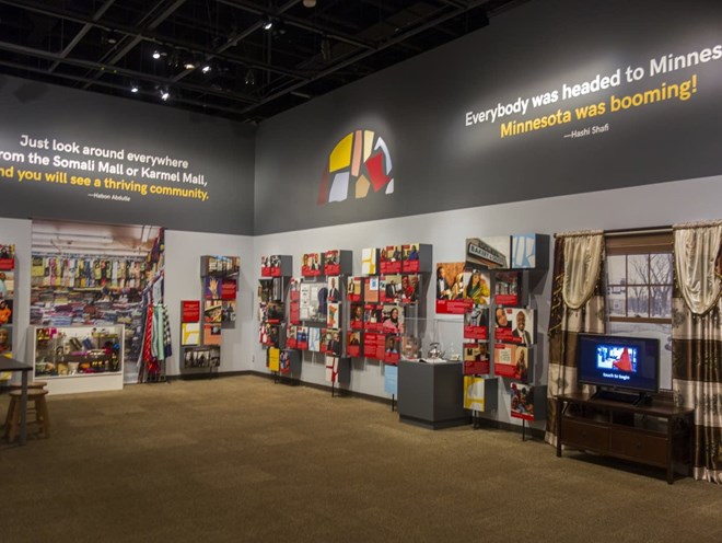 "Somalis + Minnesota" documents Somali culture and history, and celebrates the achievements of Somalis who now call Minnesota home. Courtesy of Andrea Reed, Minnesota Historical Society