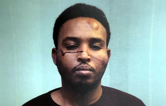 Abdulahi Hasan Sharif, 32, shown in a handout photo. A Crown prosecutor says a man accused of stabbing an Edmonton police officer and striking four pedestrians with a van went to extraordinary lengths to cause as much "chaos, destruction and indiscriminate death" as possible. HO / THE CANADIAN PRESS