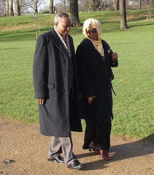 Abdulaahi Yusuf and Frist Lady