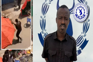 Somali soldier arrested after video shows abuse of woman at Hamarweyne market
