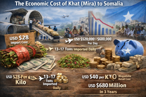 The Economic Cost of Khat (Mira) to Somalia
