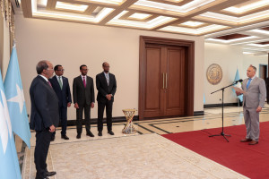 Somali President receives credentials of eight new ambassadors
