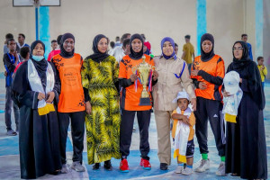 Girls’ basketball match in Mogadishu spotlights fight against Gender-Based Violence