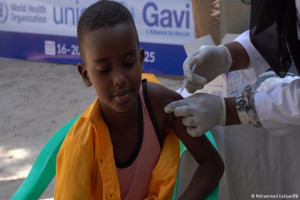 Video: Somalia's first school vaccination drive in decades